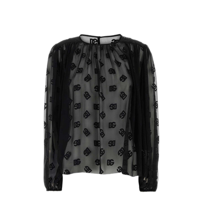 MAYFEYR - Dolce & Gabbana - Black Organza Blouse - F7AD3TFJTBRN0000