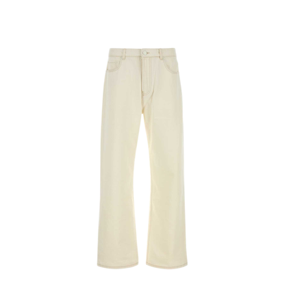 MAYFEYR - AMI - Ivory Denim Jeans - HTR450DE0134136