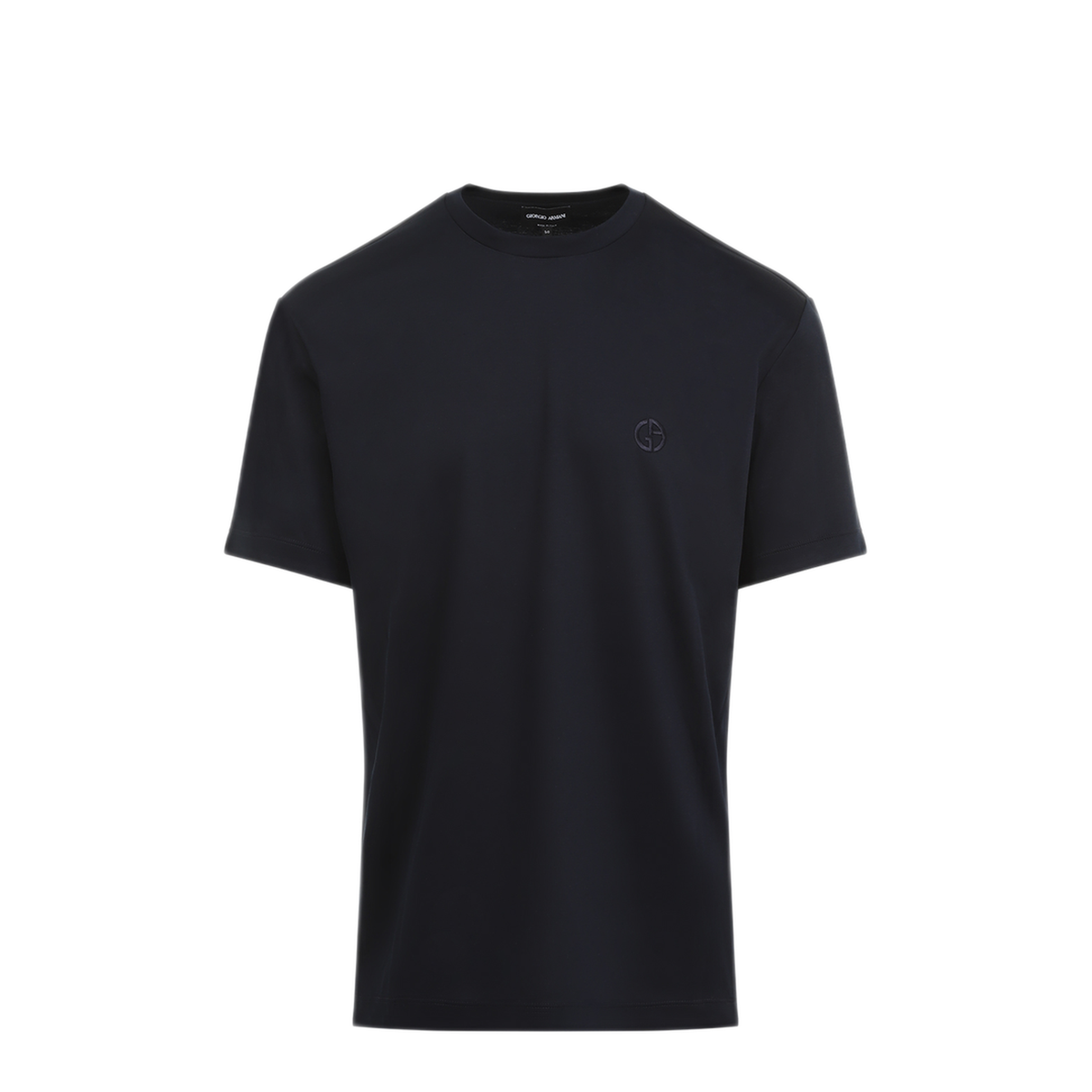 MAYFEYR - GIORGIO ARMANI - Black Cotton T Shirt - 3HSM72SJTKZUB100