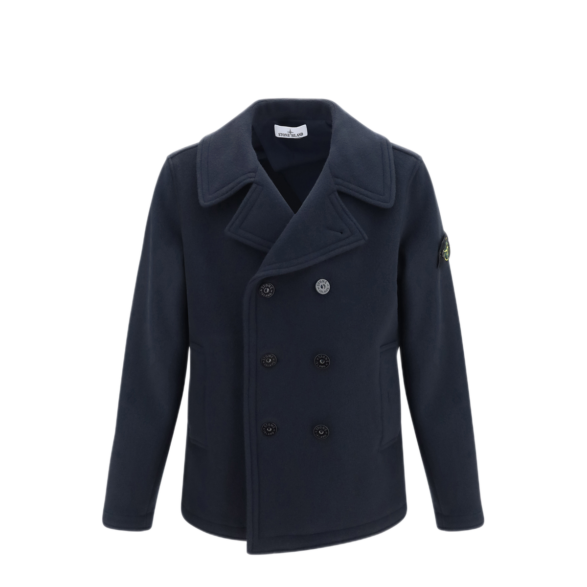 Short Heavy Melton Coat