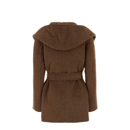 MAYFEYR - Max Mara - Brown Camel Blend Gold Coat - 2621086053600002