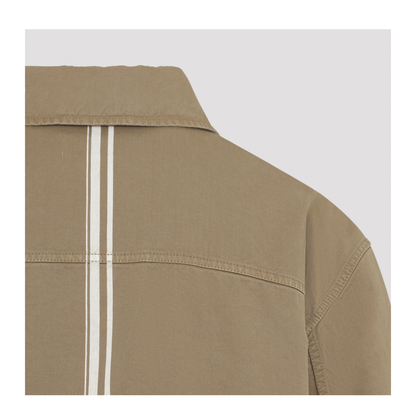 MAYFEYR - MORDECAI - Army Kaki Brown Overshirt - 26E96MRU12787