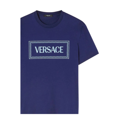 Logo-print Cotton T-shirt In Blue