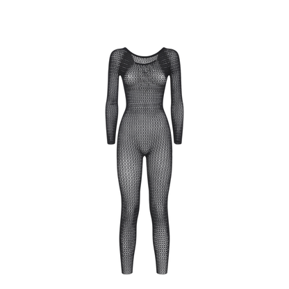 MAYFEYR - Wolford - Black Daisy Net Catsuit - 534617005