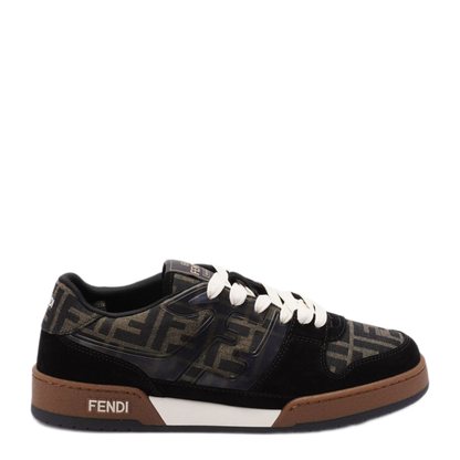 Match Sneaker in Black/Tabacco FF Jacquard