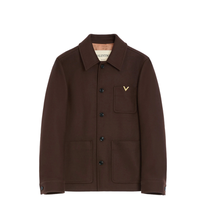 MAYFEYR - Valentino - Wool Jacket With Vgold - VCJH44BKA