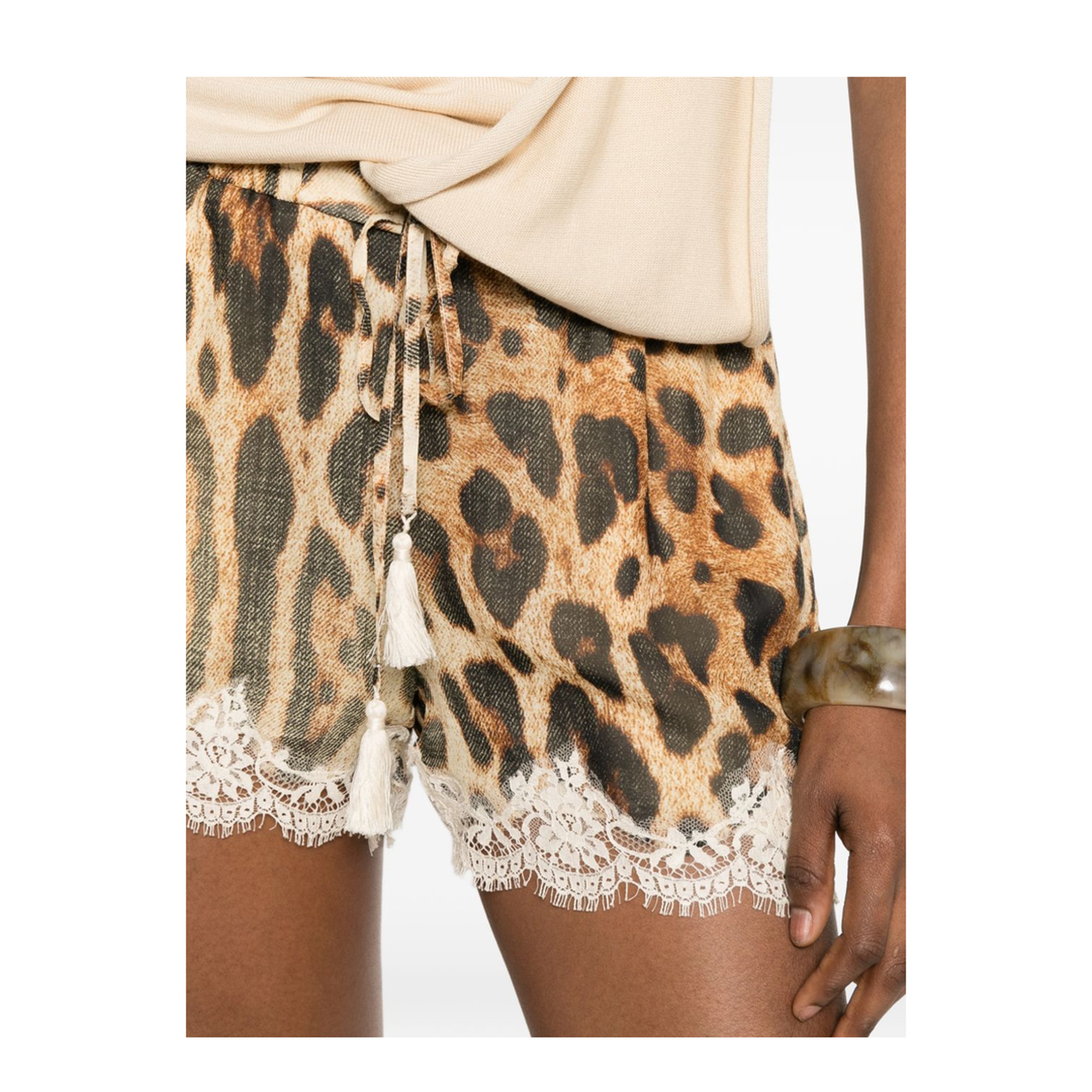 MAYFEYR - Ermanno Firenze - Shorts Brown - D48EP088EC3MFB42
