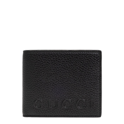 Bi-fold Wallet in Black Leather