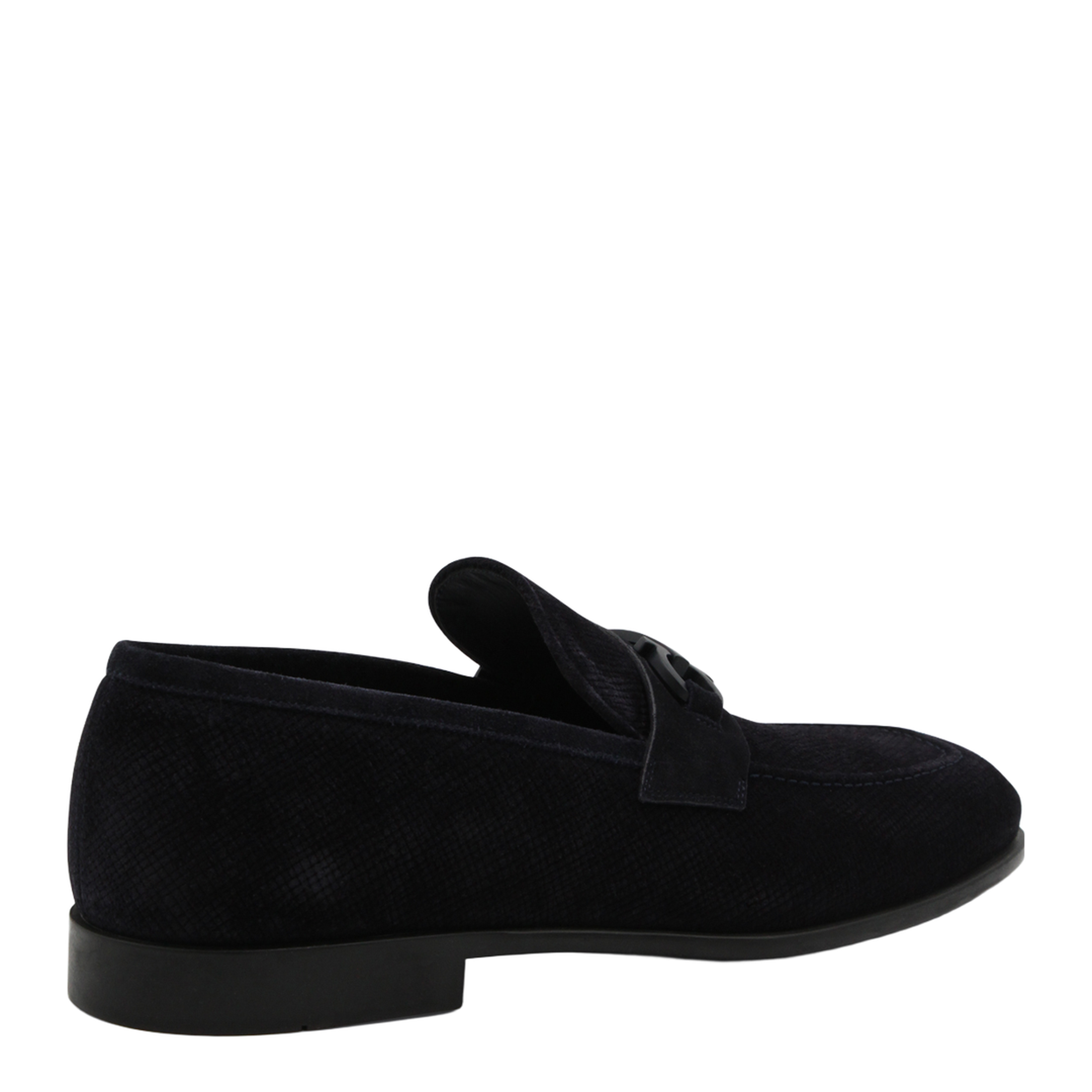 MAYFEYR - Ferragamo - Navy Leather Loafers - 789474021669025