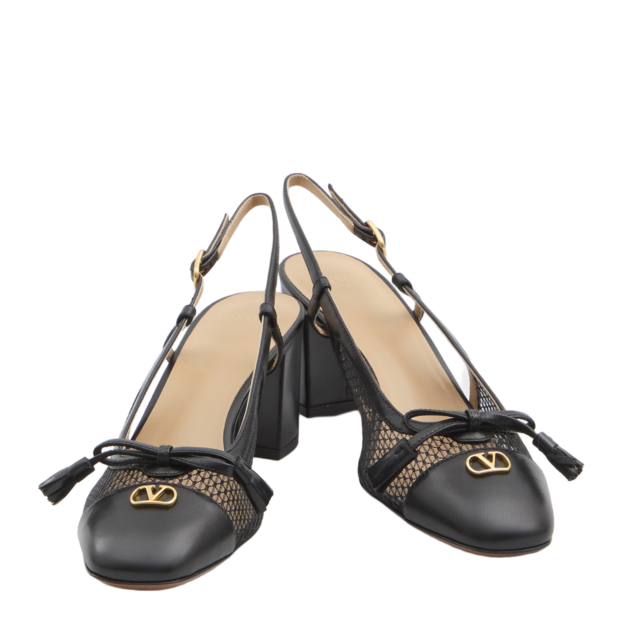 Black Valet Du Roi Slingback Pumps