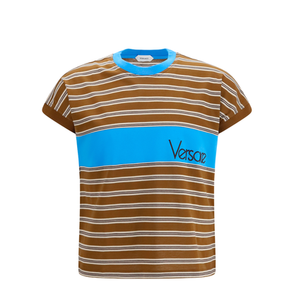 MAYFEYR - Versace - Striped Cotton T-Shirt - 10255111A18439