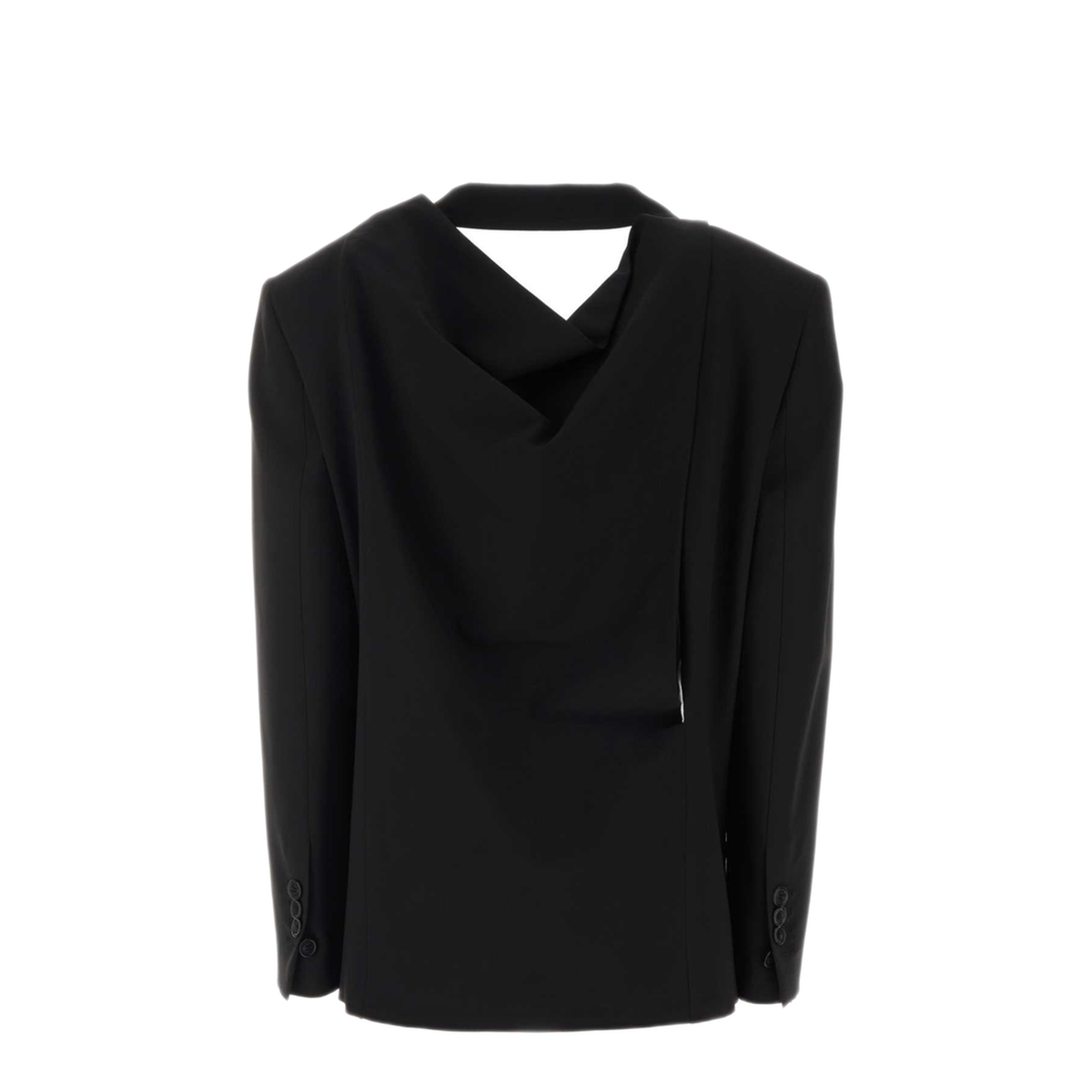 MAYFEYR - Dsquared2 - Black Peek A Boo Blazer - S75BN0962D35537900
