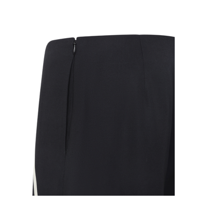 MAYFEYR - ALBERTA FERRETTI - Black Twill Printed Viscose Pants - A031401511555