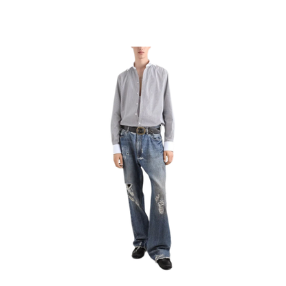 MAYFEYR - Dolce & Gabbana - Striped Cotton Shirt - G5MZ1ZFR5YGS8051