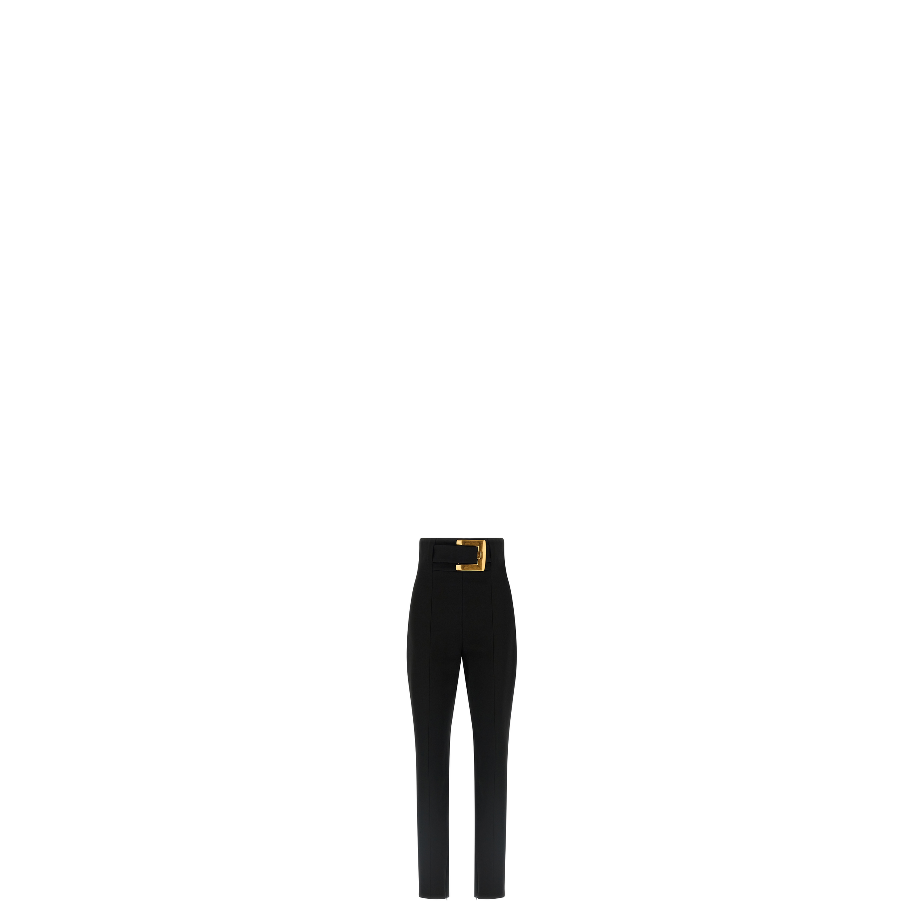 Stretch Trousers with Belt