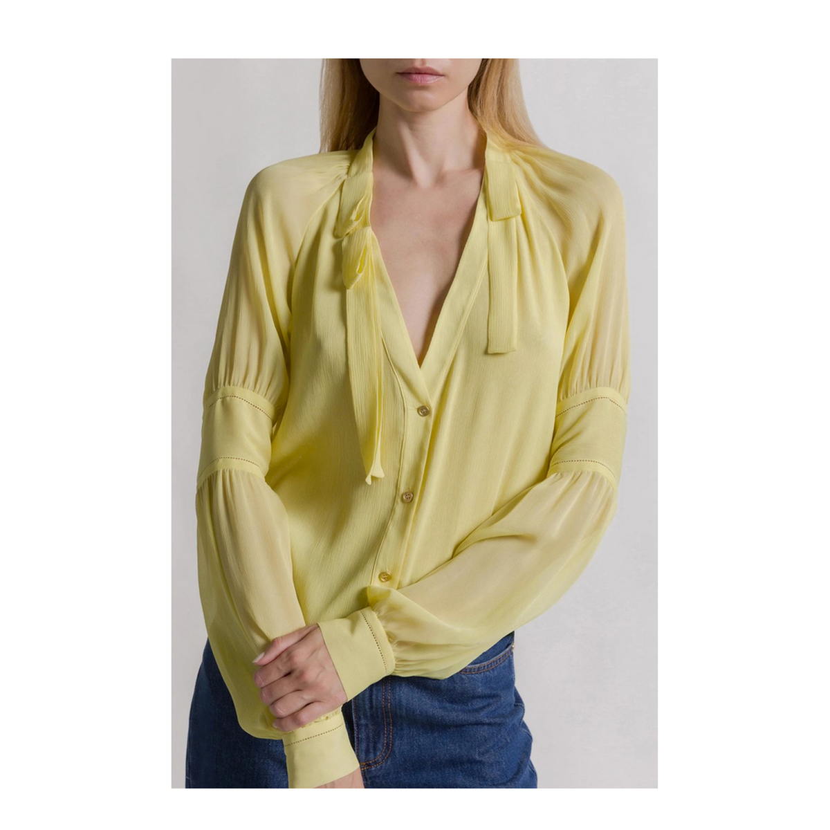 MAYFEYR - ALBERTA FERRETTI - Yellow Shirt - A021616170024