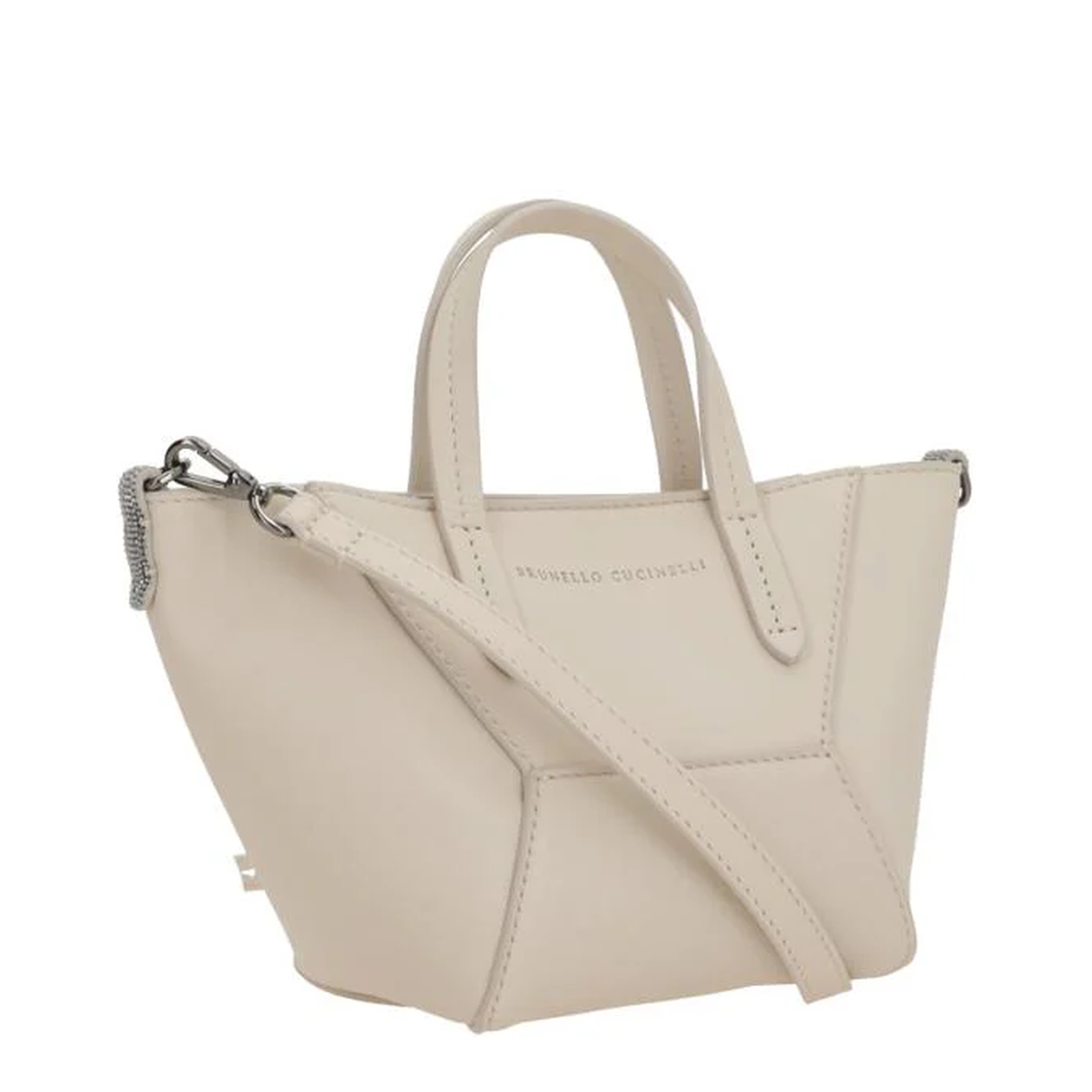 Duo Mini Tote Bag in Smooth Leather