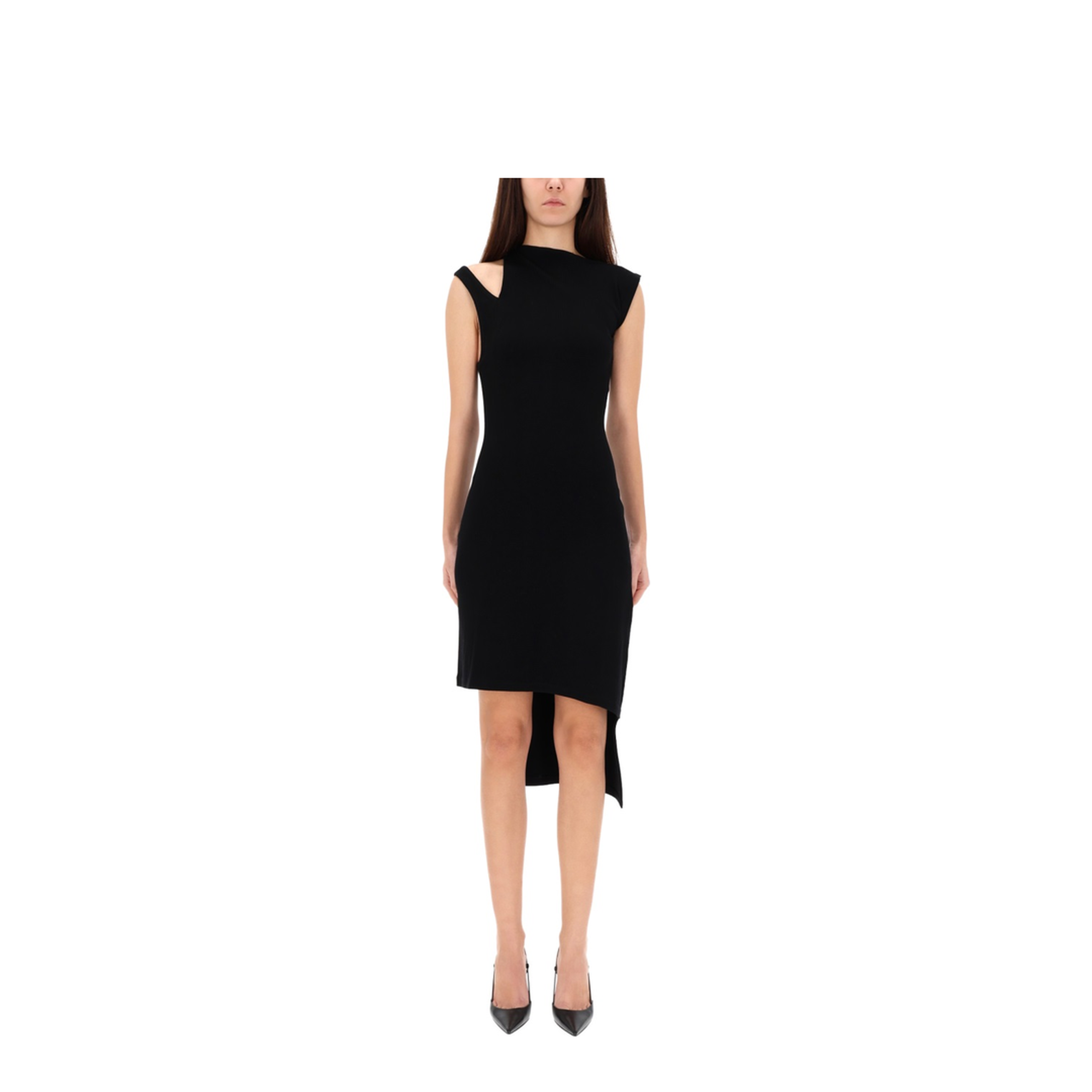 MAYFEYR - Courreges - Ribbed Oblique Dress - 425MRO720FI00019999