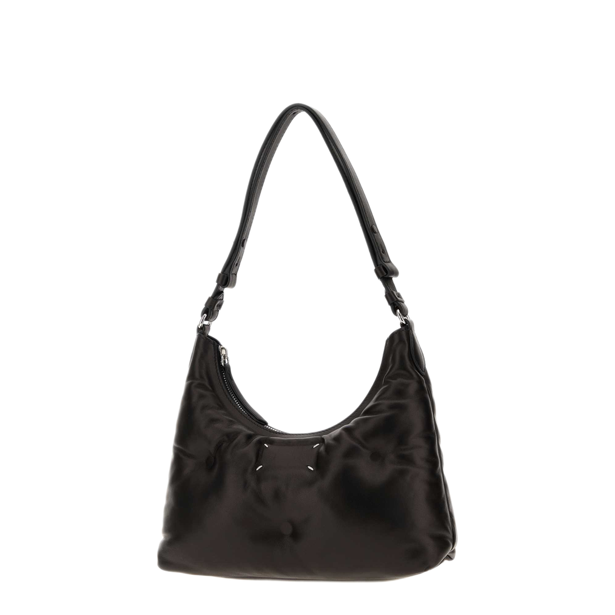 Glam Slam Small Lambskin Shoulder Bag - Black
