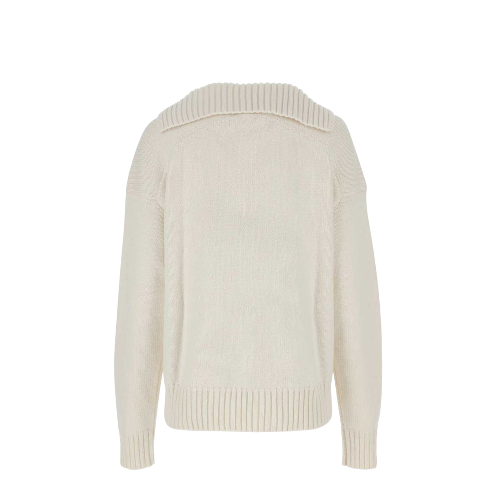 Ivory Cashmere Blend Oversize Sweater