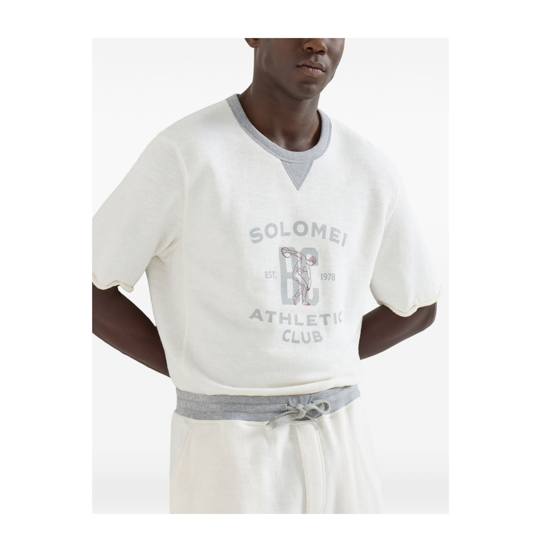 Short Sleeved Sweatshirt
