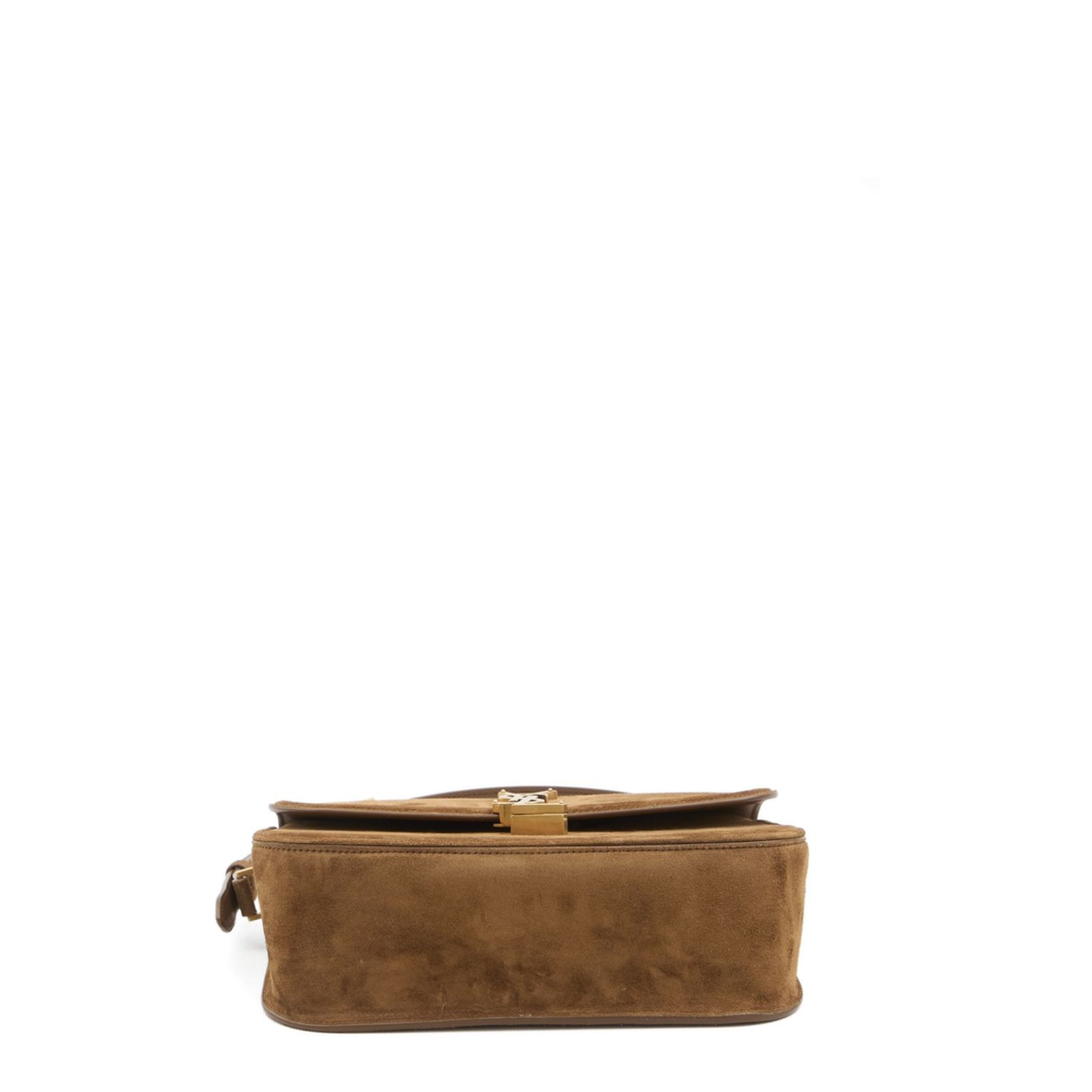 Solferino Medium Suede Shoulder Bags - Brown