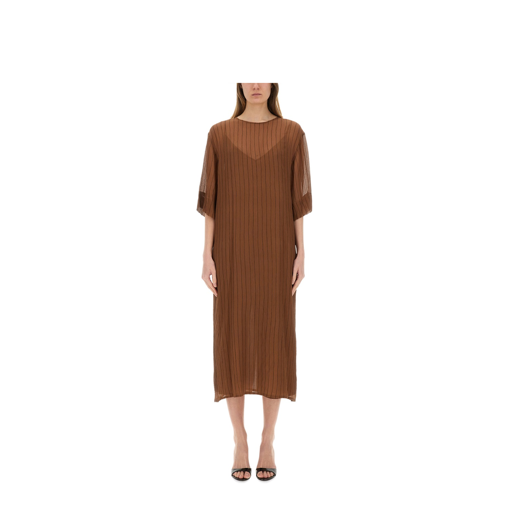 MAYFEYR - Alysi - Silk Midi Dress - 205311P5219CHOCO
