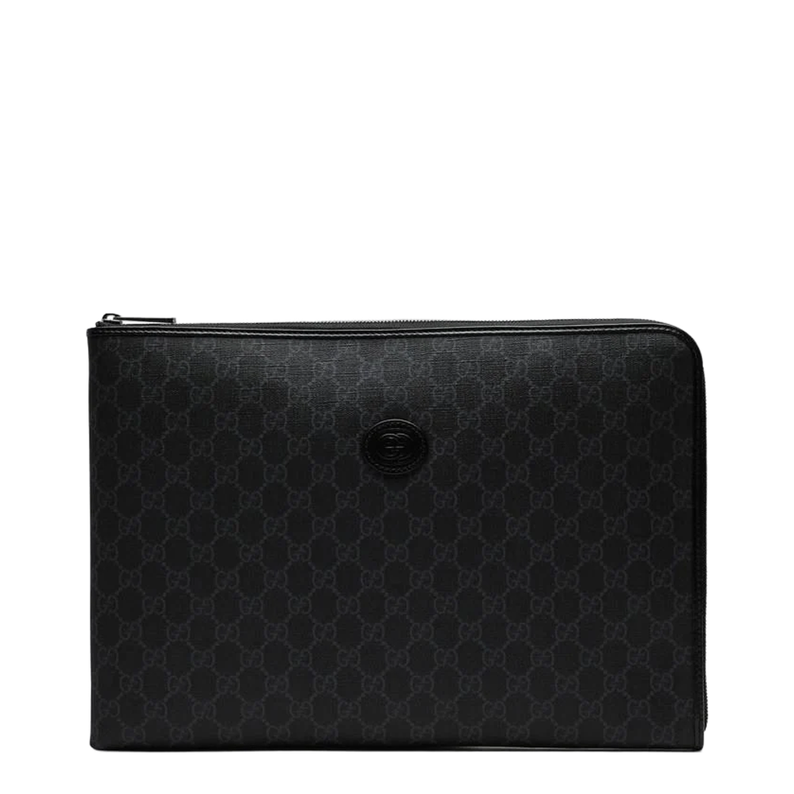 Black GG Supreme Fabric Briefcase