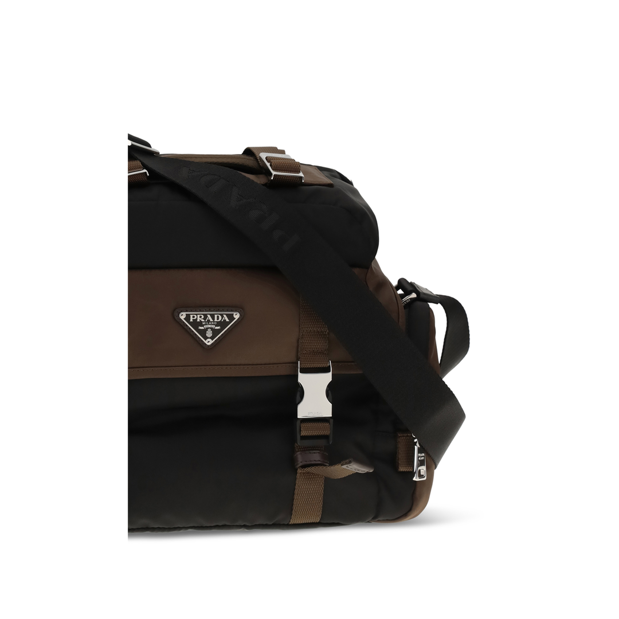 MAYFEYR - Prada - Explore Shoulder Bag In Re-Nylon And Leather - 2VH195VOOO2DMG