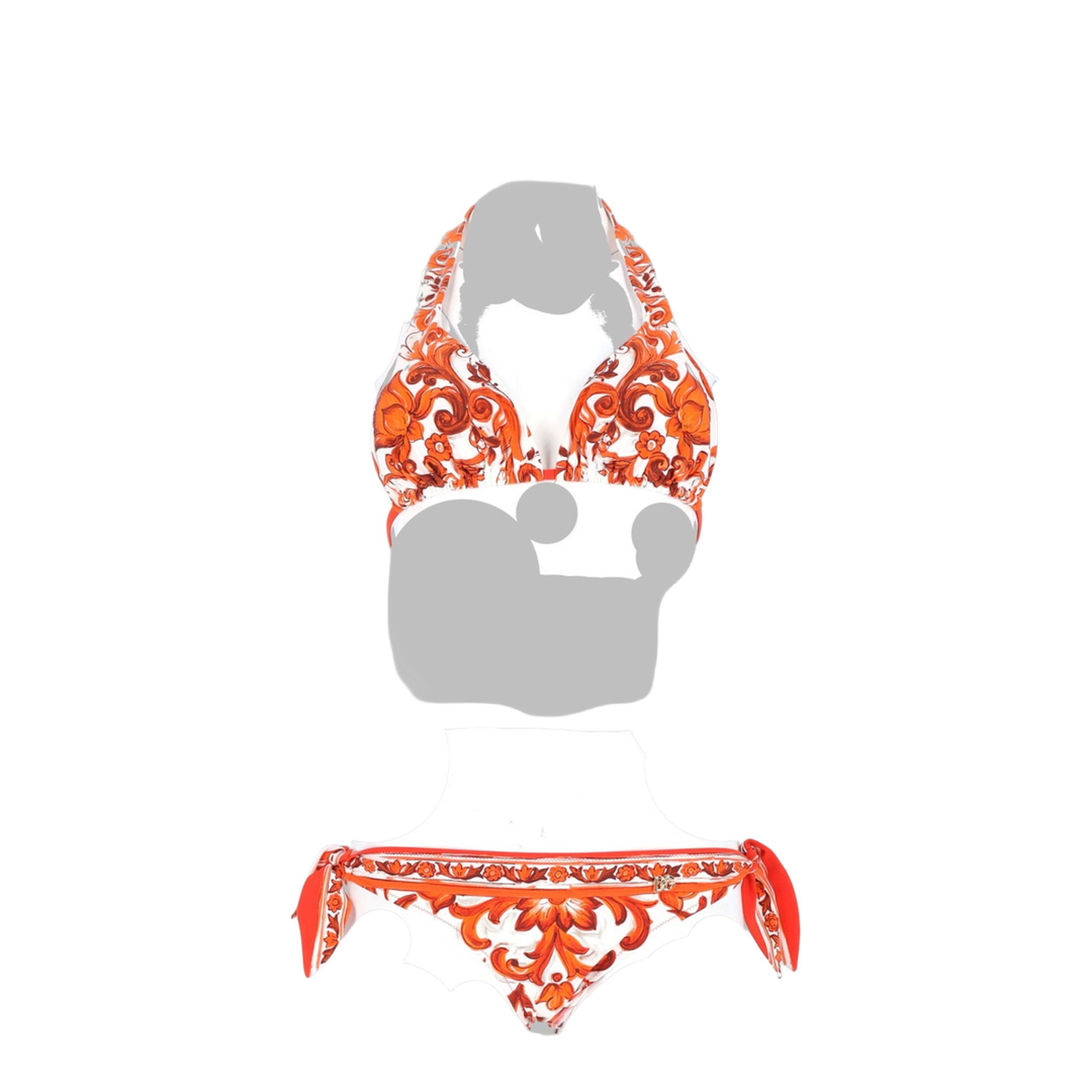 MAYFEYR - Dolce & Gabbana - Majolica Print Triangle Bikini - O8A54JONO19IH3TN