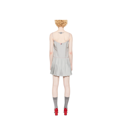 MAYFEYR - Thom Browne - Striped Pleated Minidress - FDSF09AF0819035