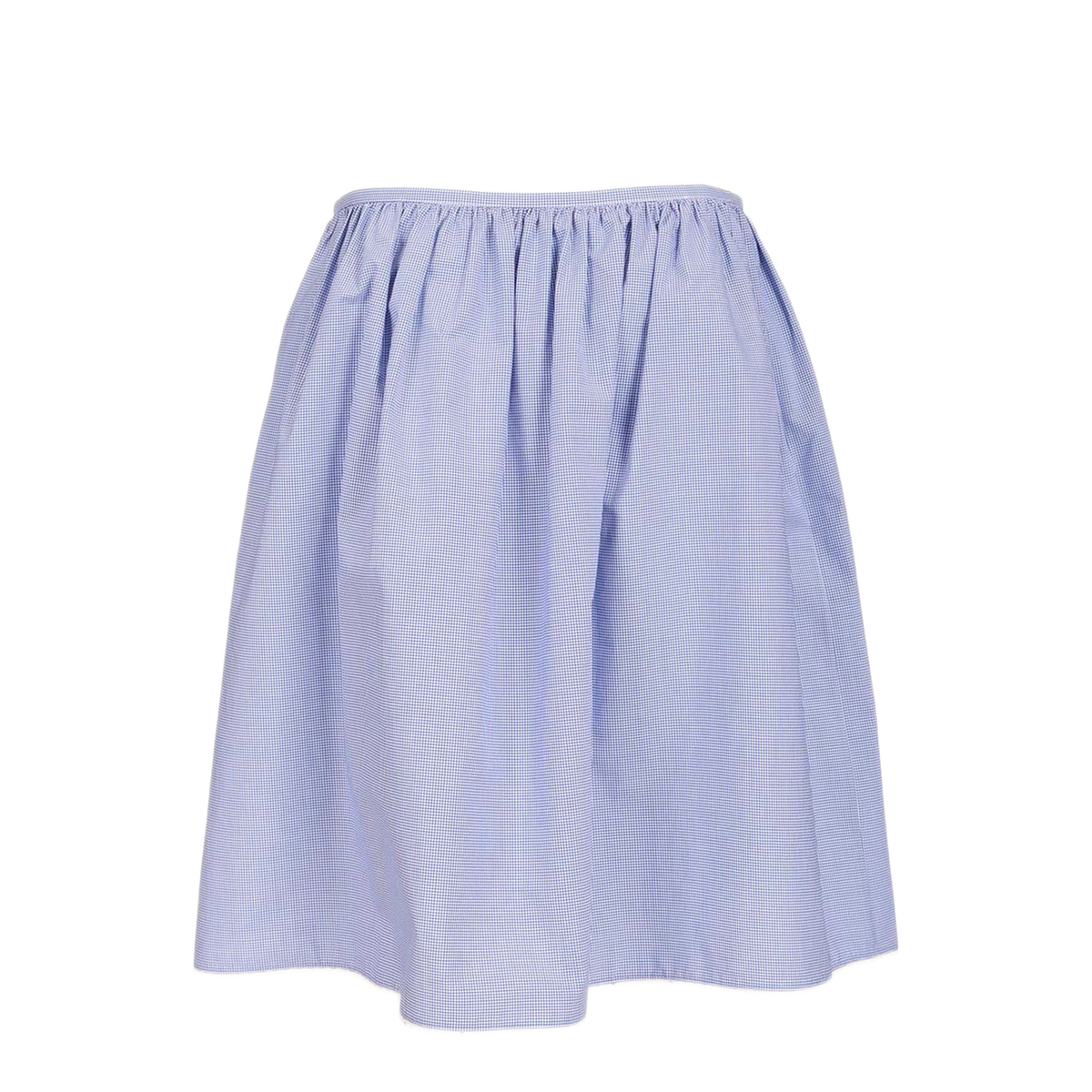 MAYFEYR - Miu Miu - Mini Checkered Poplin Skirt - MG2425SOOO187GF0AZ1