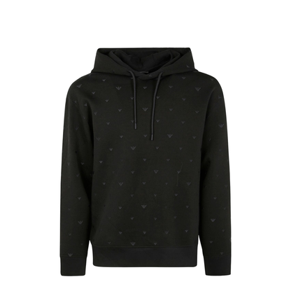 Allover Logo Cotton Sweatshirt