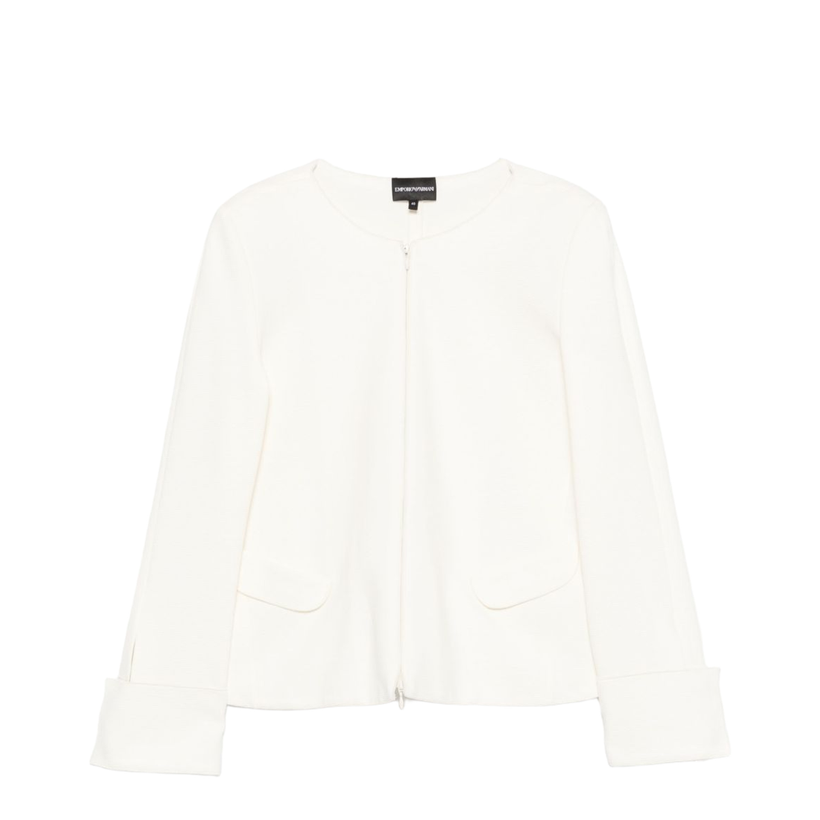 Ottoman Jersey Zip-Up Jacket