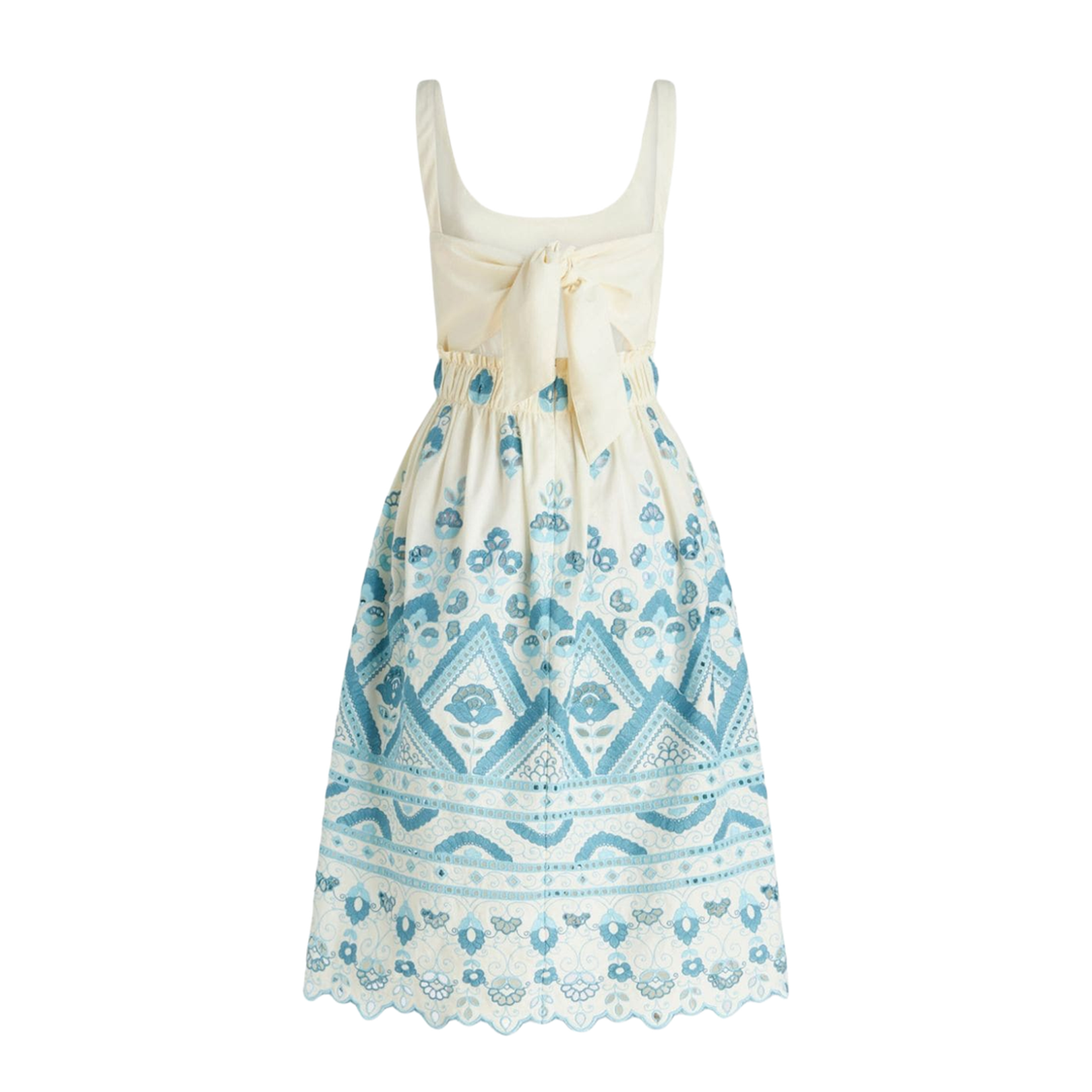 Cotton Blend Short Dress