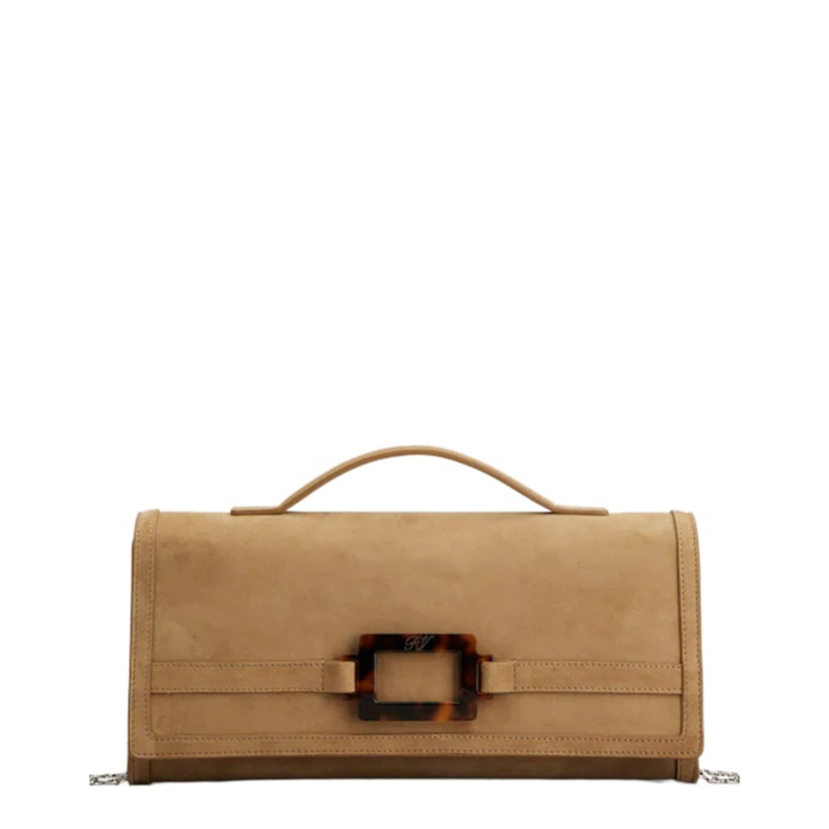 Suede Leather Clutch Bag