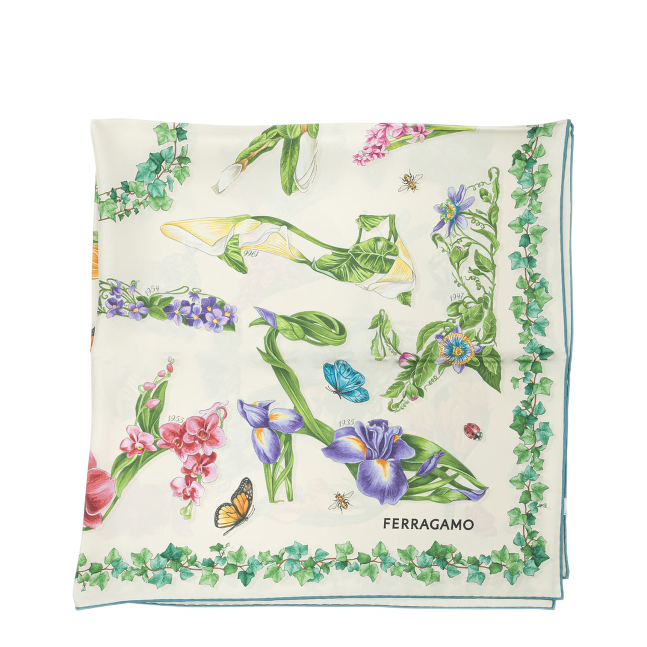 MAYFEYR - Ferragamo - Eden Shoes Silk Scarf - 0795198