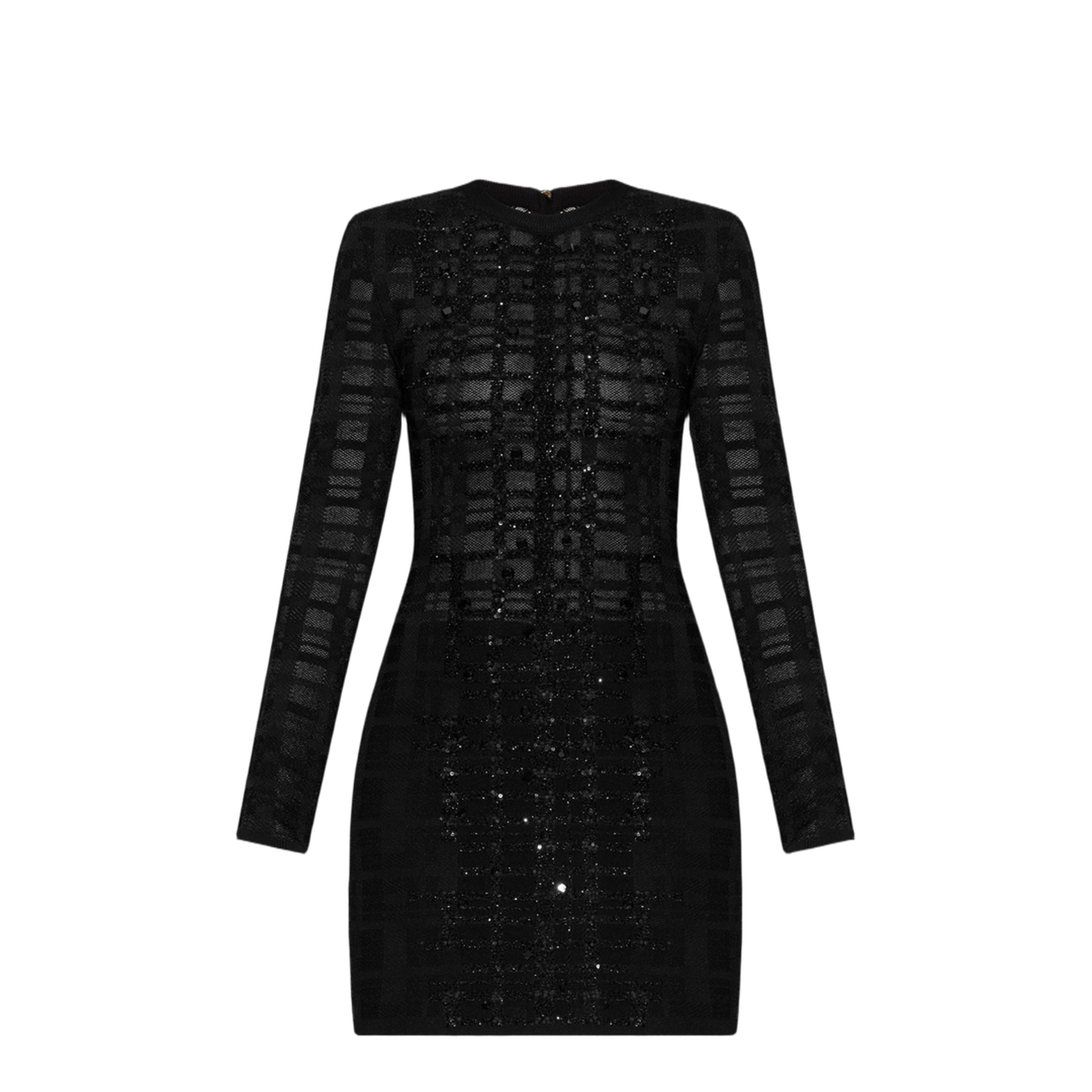Balmain Dress with Shimmering Sequins – MAYFEYR