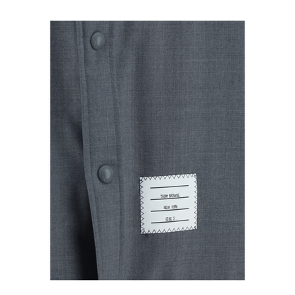 MAYFEYR - Thom Browne - Wool And Cotton Blend Shirt - MJO055A06146