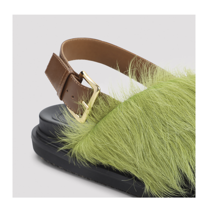 MAYFEYR - Marni - Fur-Lined Fussbett Sandals - FBMS018101P7614