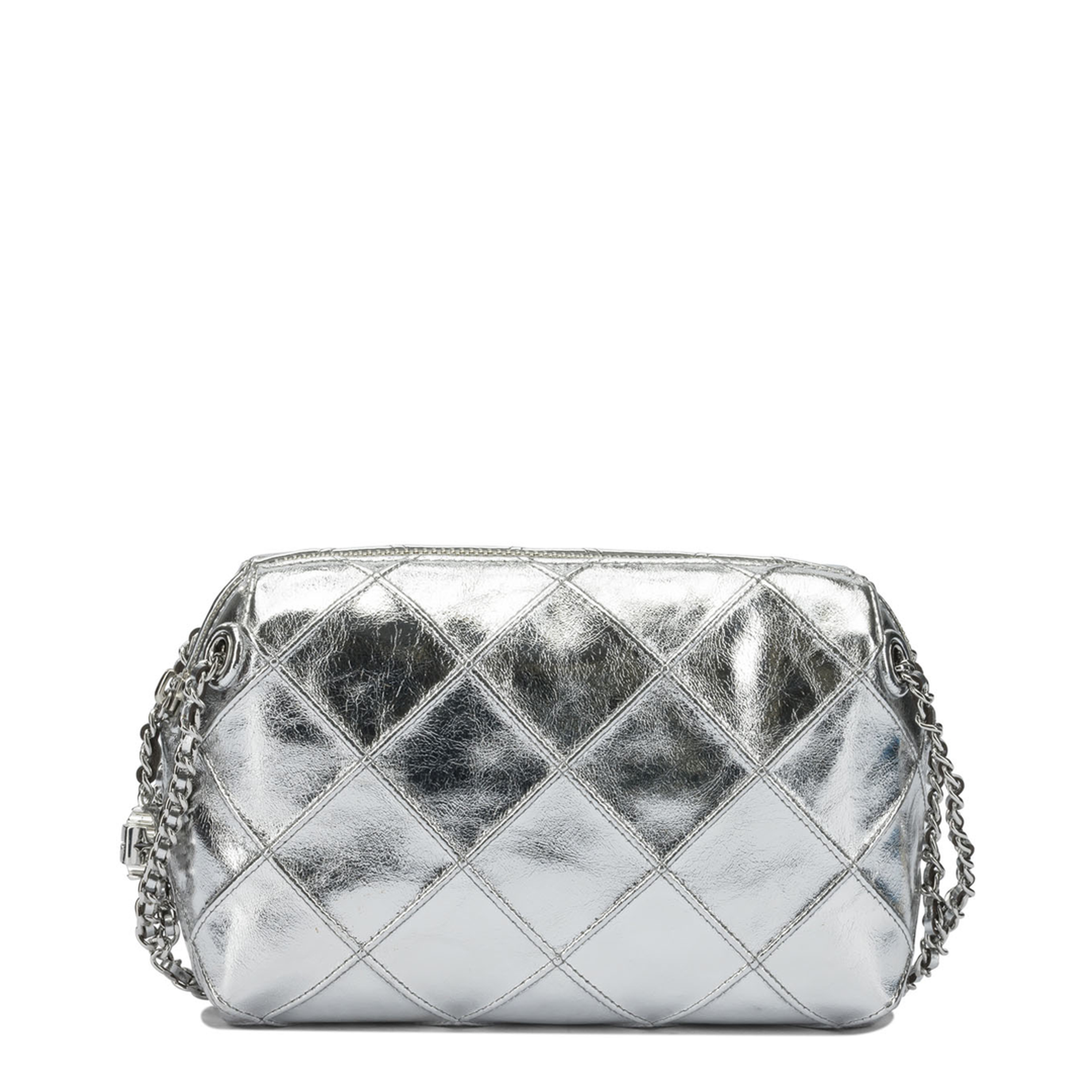 Fleming Metallic Leather Crossbody - Metallic Gold