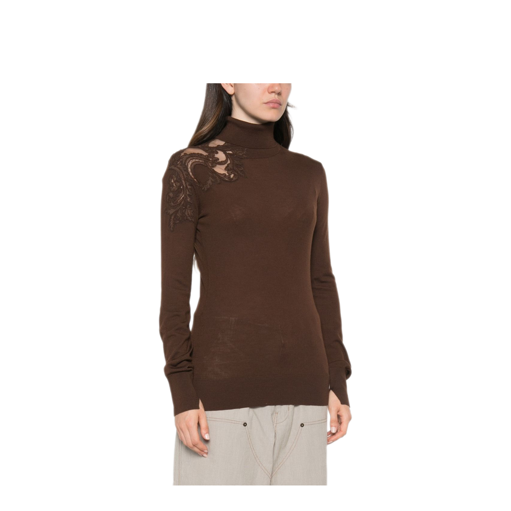 MAYFEYR - Ermanno Scervino - Sweaters Brown - D495M310EAPATL91118