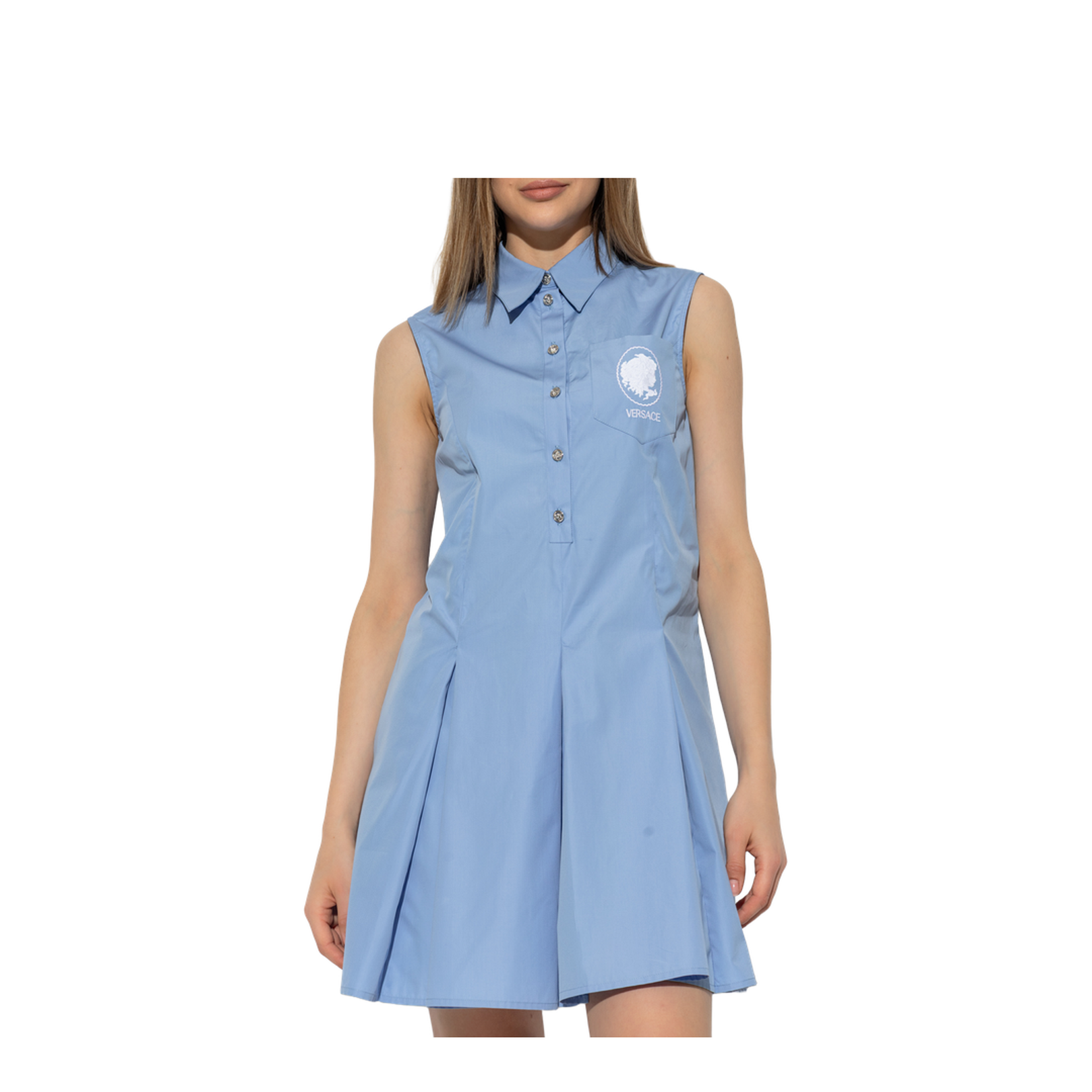Blue Sleeveless Dress