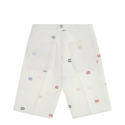 MAYFEYR - Gucci - Cotton Denim Jacquard Shorts - 854002XDDFC
