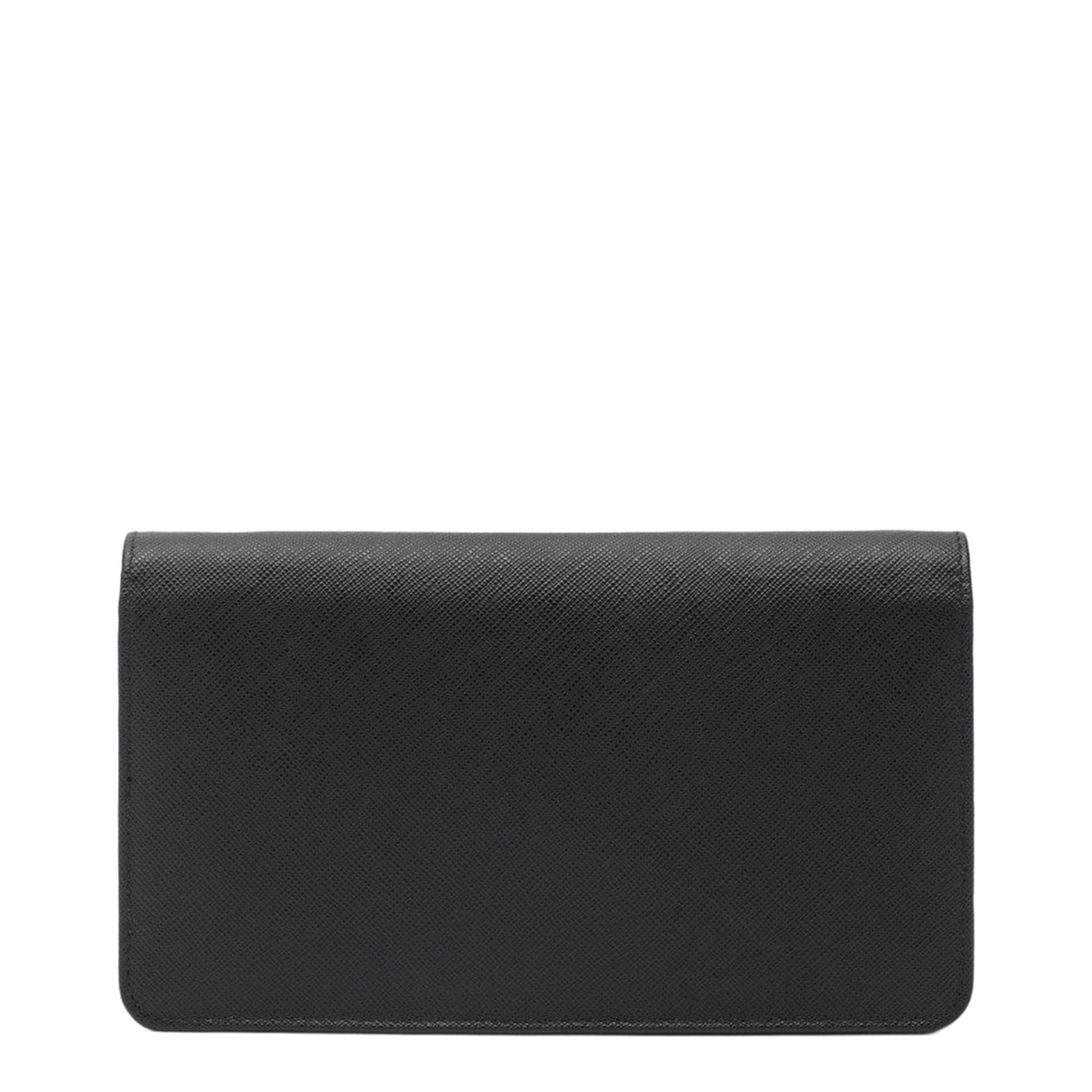 Mini Saffiano Mini Calfskin Crossbody - Black (Nero) / F0002