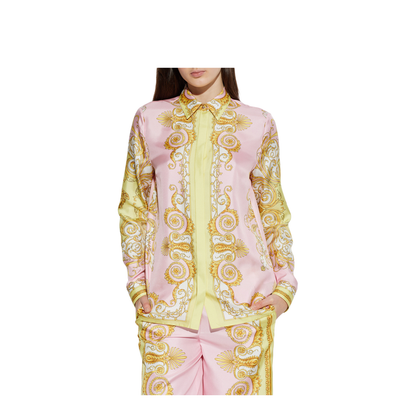 Formal Shirt Silk Twill Print Spring Barocco Foulard