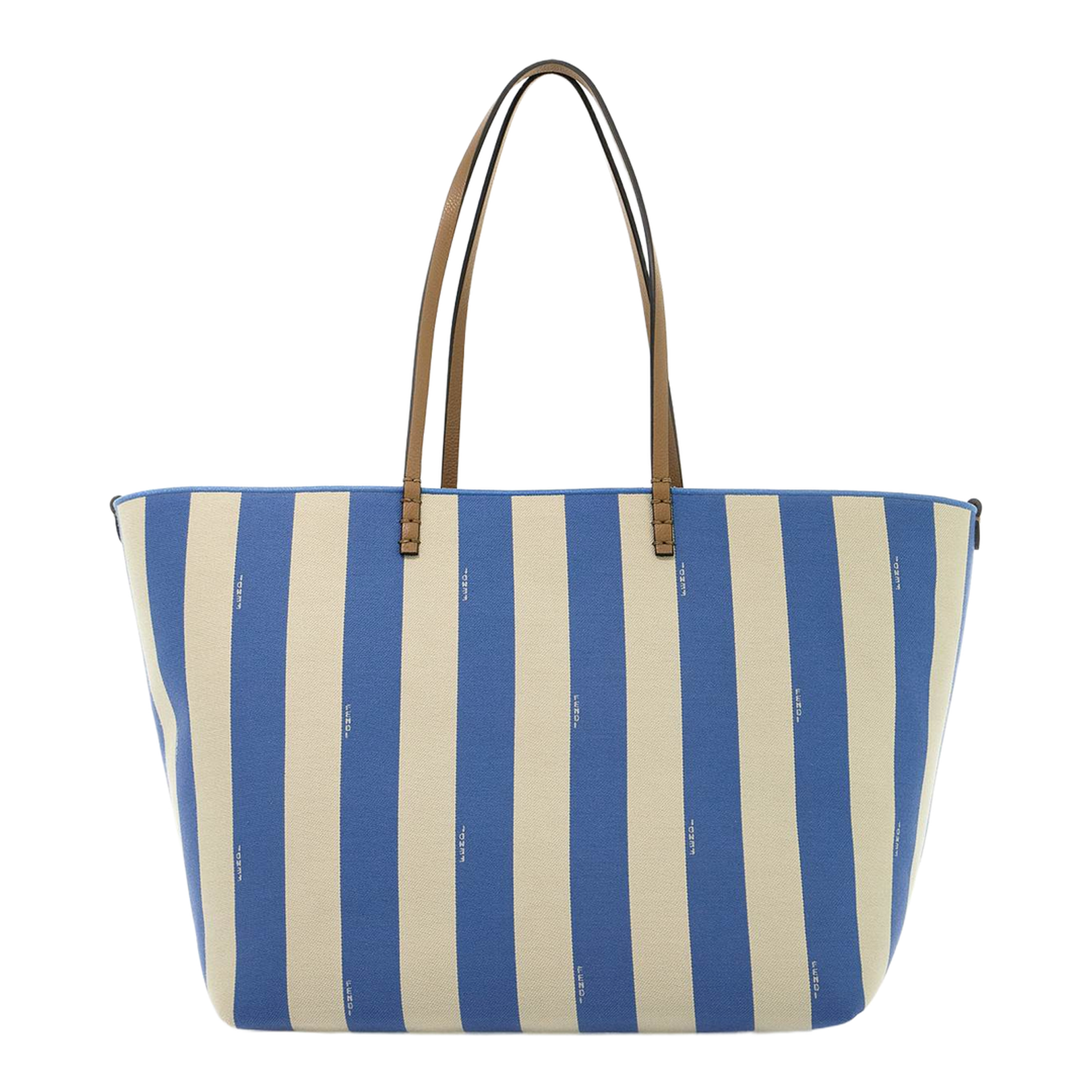 Roll Large Canvas Shopper Bags - Blue