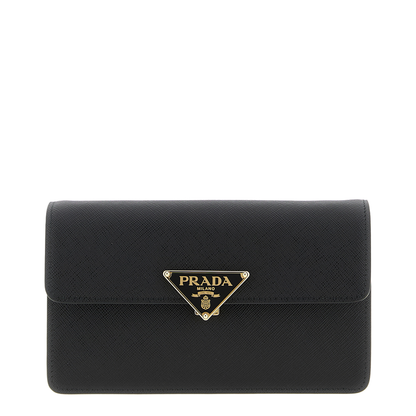 Black Saffiano Leather Mini-Bag