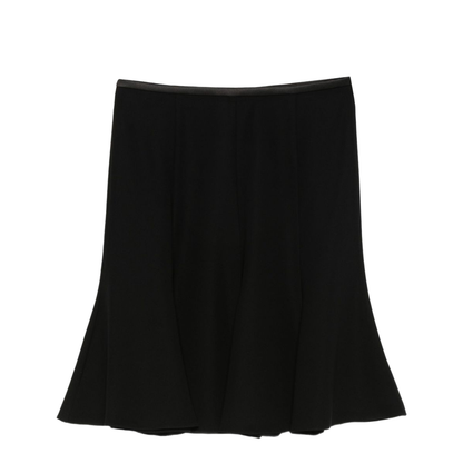Flared Hem Skirt Black