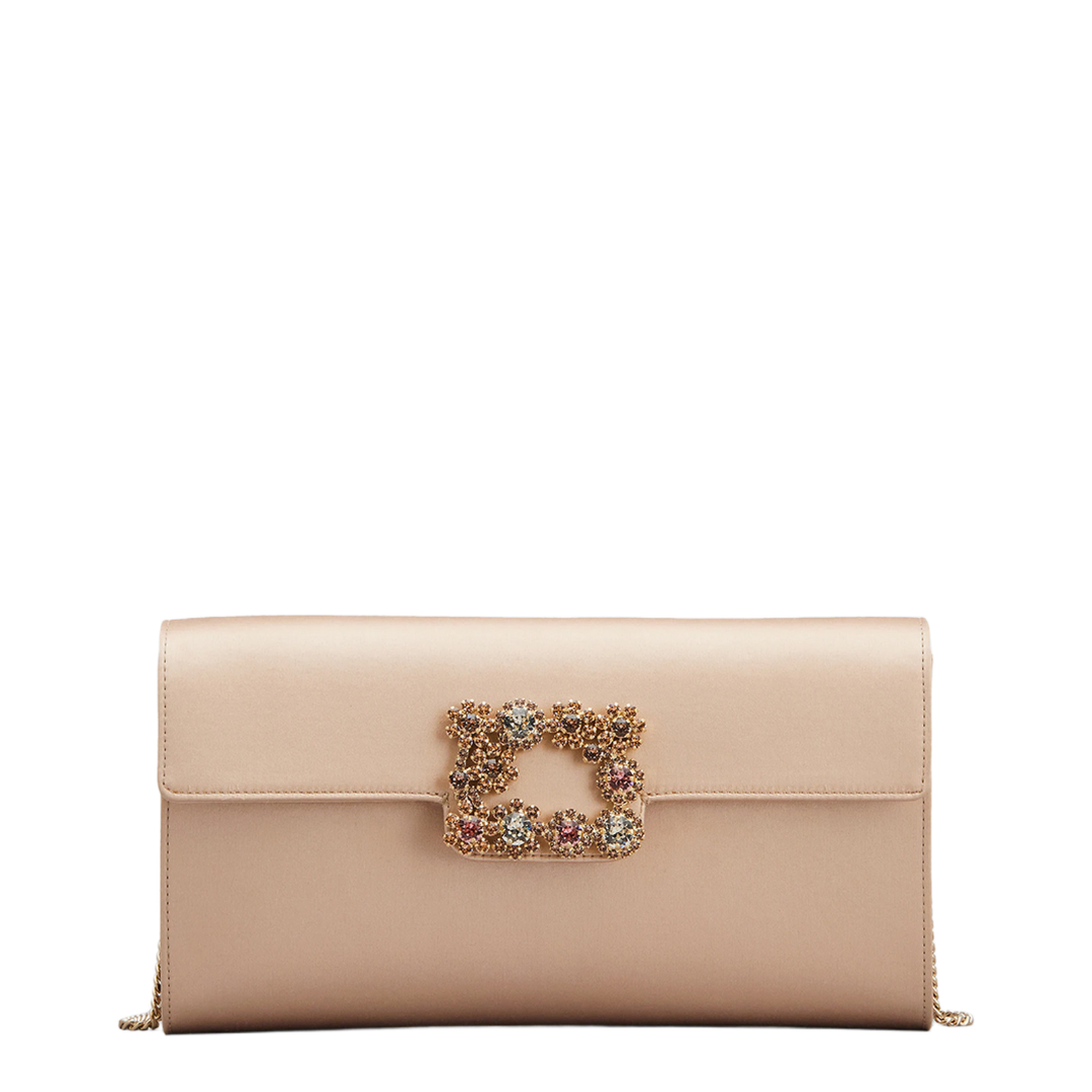 Efflorescence Clutch in Satin